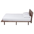 Bowery Hill Modern Walnut Brown Medium Wood King Size Platform Bed