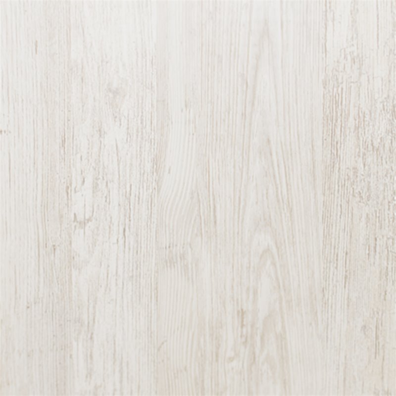 Bowery Hill Contemporary Engineered Wood Queen Platform Bed in Whitewash