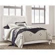 Bowery Hill Coastal Engineered Wood Queen Panel Headboard in Whitewash