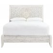 Bowery Hill Coastal Engineered Wood Queen Panel Headboard in Whitewash