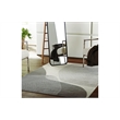 Bowery Hill Modern Polyester and Polypropylene Gray & Ivory 8x10 Rug