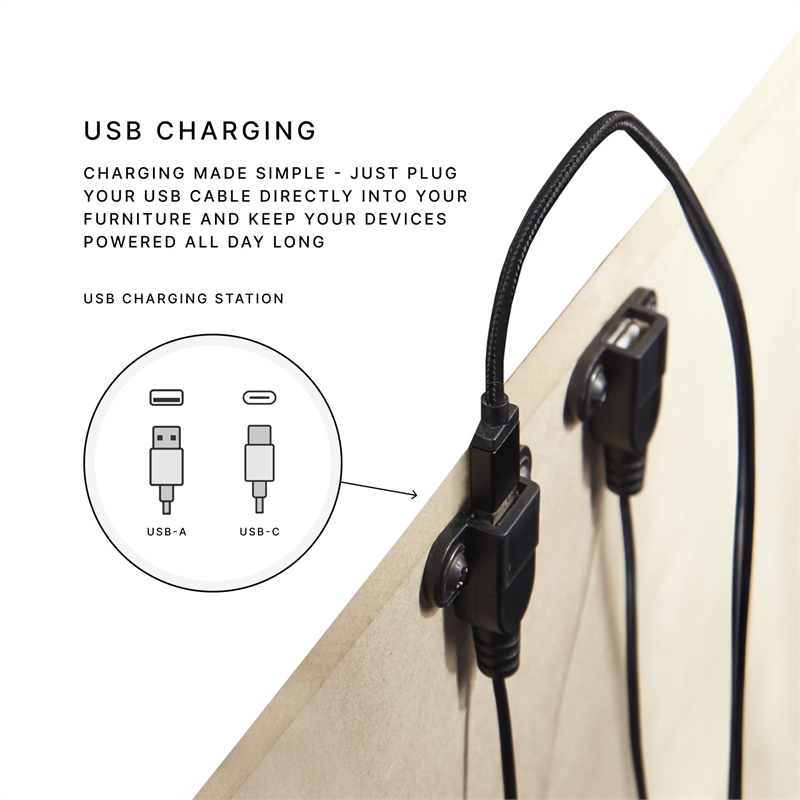 Bowery Hill Faux Leather Contemporary Black Finish Power Recliner