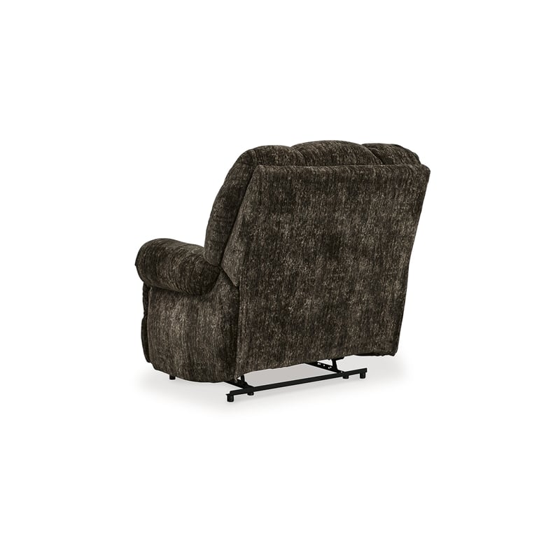 Bowery Hill Polyester Traditional One-pull Reclining Motion Chocolate Recliner