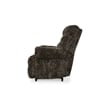 Bowery Hill Polyester Traditional One-pull Reclining Motion Chocolate Recliner