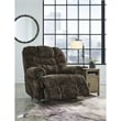 Bowery Hill Polyester Traditional One-pull Reclining Motion Chocolate Recliner