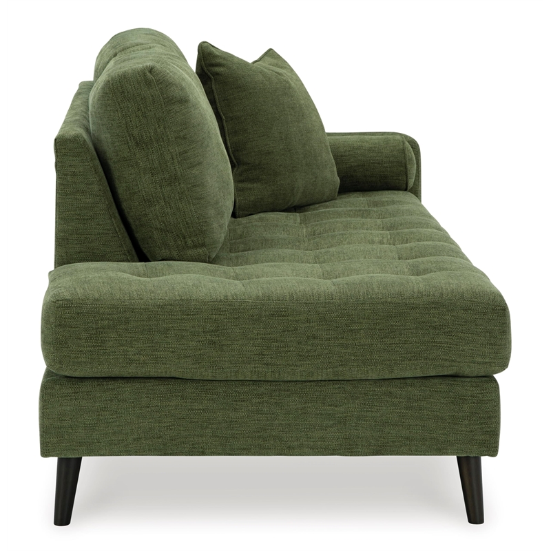 Bowery Hill Corner-blocked frame Green Right-Arm Facing Corner Chaise