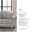 Bowery Hill Corner-blocked frame Loveseat with Decorative Accent Pillows