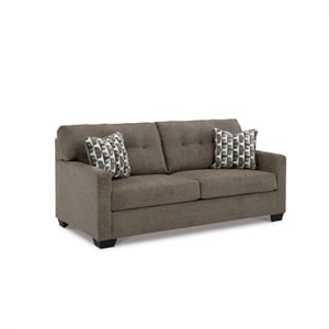 Bowery Hill Contemporary Corner-blocked frame Chocolate Full Sofa Sleeper