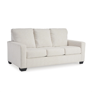 Bowery Hill Contemporary Corner-blocked frame White Full Sofa Sleeper