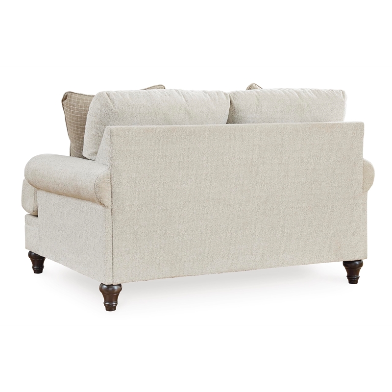 Bowery Hill Transitional Corner-blocked frame Sandstone Loveseat