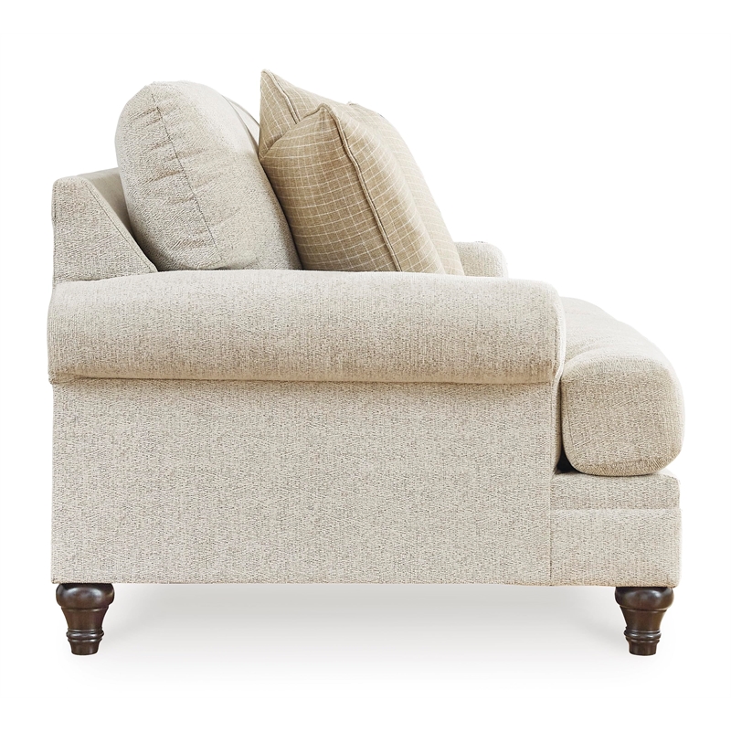 Bowery Hill Transitional Corner-blocked frame Sandstone Loveseat