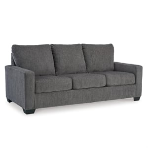 Bowery Hill Contemporary Corner-blocked frame Pewter Queen Sofa Sleeper