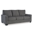 Bowery Hill Contemporary Corner-blocked frame Pewter Queen Sofa Sleeper