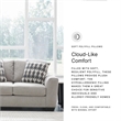 Bowery Hill Contemporary Corner-blocked frame Flannel Loveseat
