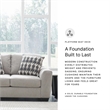 Bowery Hill Contemporary Corner-blocked frame Flannel Loveseat
