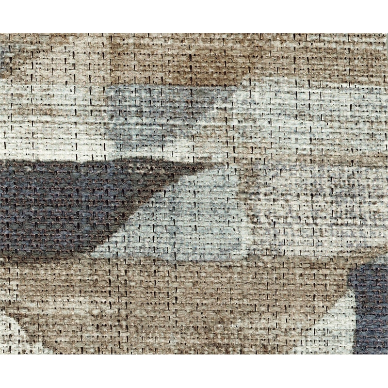 Bowery Hill Contemporary Corner-blocked frame Parchment Loveseat