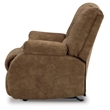 Bowery Hill Faux Leather Contemporary Pull-tab Reclining Motion Brindle Recliner
