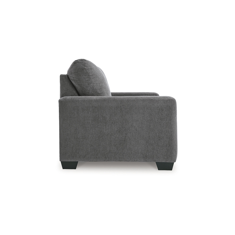 Bowery Hill Contemporary Corner-blocked frame Pewter Twin Sofa Sleeper