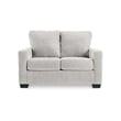 Bowery Hill Contemporary Corner-blocked frame White Twin Sofa Sleeper
