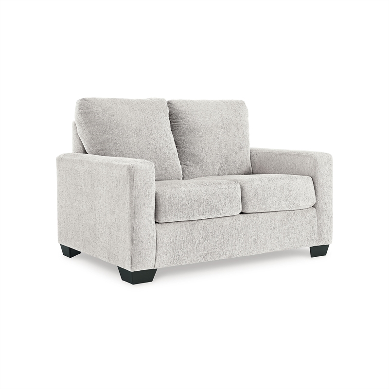 Bowery Hill Contemporary Corner-blocked frame White Twin Sofa Sleeper