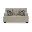 Bowery Hill Contemporary Corner-blocked frame Brown Loveseat