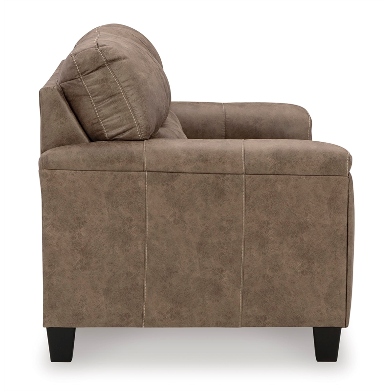 Bowery Hill Contemporary Corner-blocked frame Fossil Loveseat