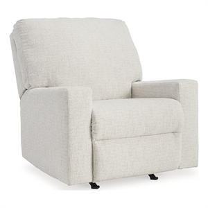 bowery hill contemporary snow recliner with pull tab reclining motion