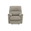 Bowery Hill Polyester Contemporary One-pull Reclining Motion Taupe Recliner