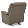Bowery Hill Polyester Contemporary One-pull Reclining Motion Nutmeg Recliner