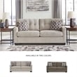 Bowery Hill Polyester Contemporary Corner-blocked frame Pebble Sofa