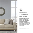 Bowery Hill Polyester Traditional Corner-blocked frame Desert Sofa