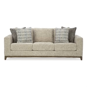 bowery hill polyester traditional corner-blocked frame desert sofa