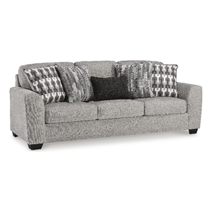 Bowery Hill Polyester Contemporary Corner-blocked frame Flannel Sofa