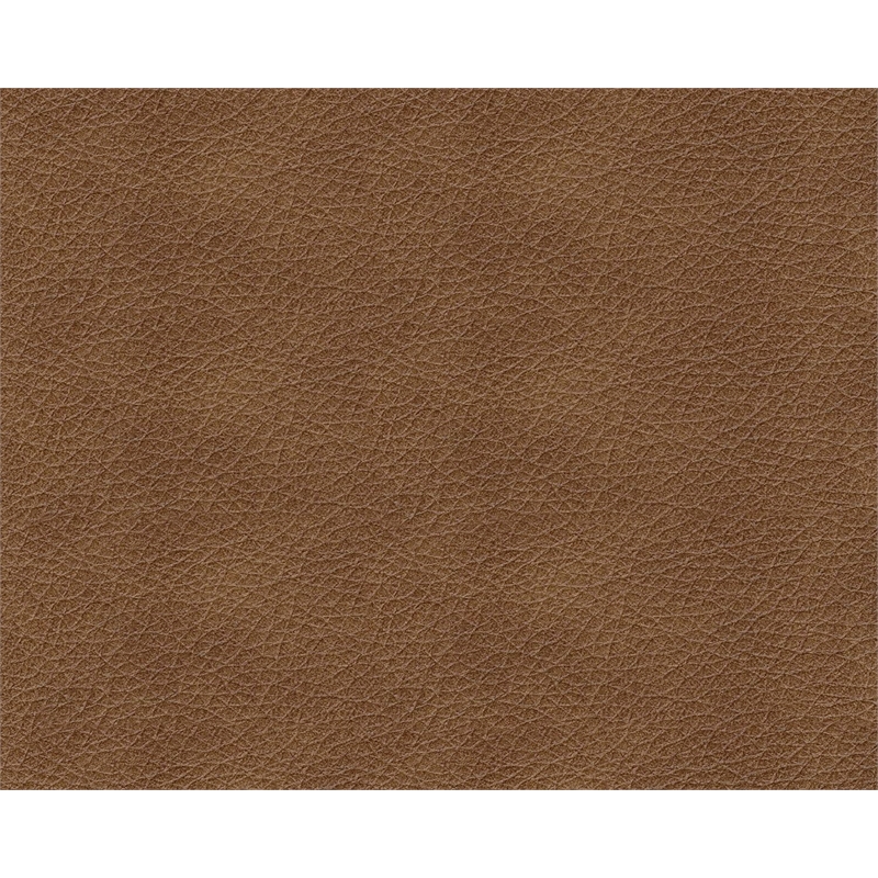 Bowery Hill Leather Contemporary Corner-blocked frame Caramel Sofa