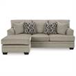 Bowery Hill Contemporary Corner-blocked frame Taupe Sofa Chaise