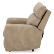 Bowery Hill Faux Leather Contemporary Sand Finish Power Recliner