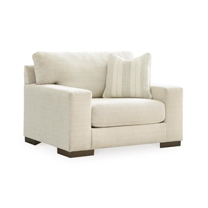 Bowery Hill Contemporary Corner-blocked frame Oversized Chair