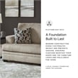 Bowery Hill Contemporary Corner-blocked frame Taupe Oversized Chair