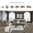 Bowery Hill Contemporary Corner-blocked frame Taupe Oversized Chair