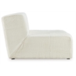 Bowery Hill Contemporary Polyester Ivory Accent Chair with Attached Cushions