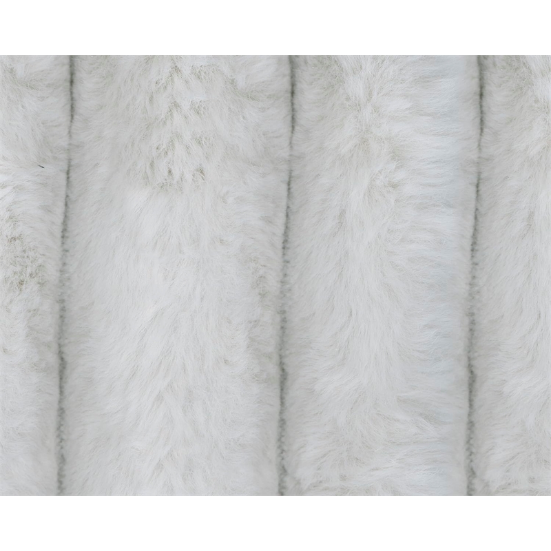 Bowery Hill Contemporary Corner-blocked frame Alloy Oversized Accent Ottoman