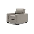 Bowery Hill Polyester Contemporary Corner-blocked frame Stone Chair