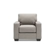 Bowery Hill Polyester Contemporary Corner-blocked frame Stone Chair
