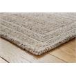 Bowery Hill Contemporary Polyester Gray & Ivory Extra Large Rug