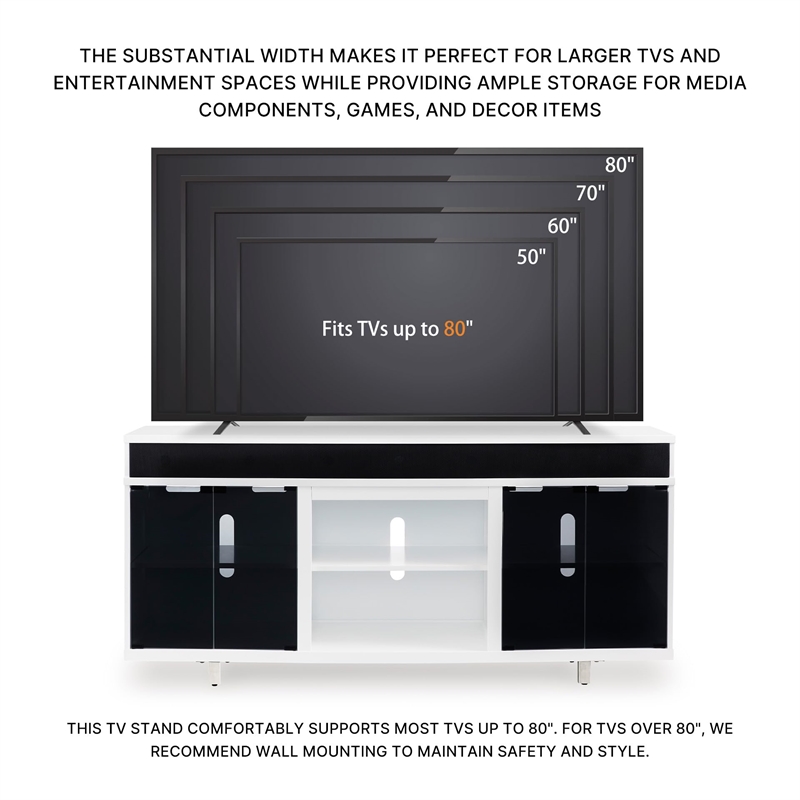 Bowery Hill Modern Hardwood Solids White & Black 73