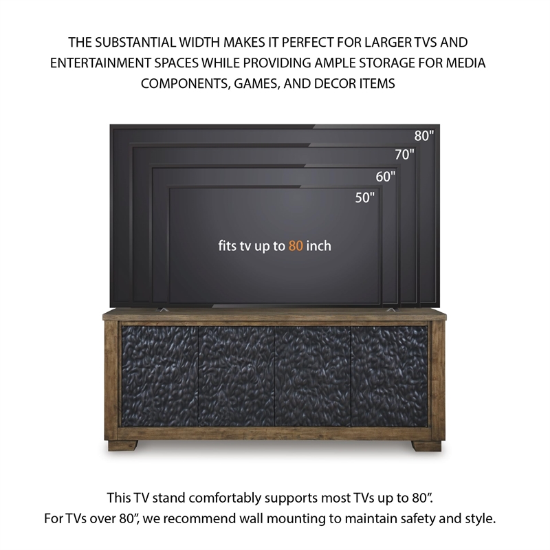 Bowery Hill Contemporary Hardwood Solids Brown 80