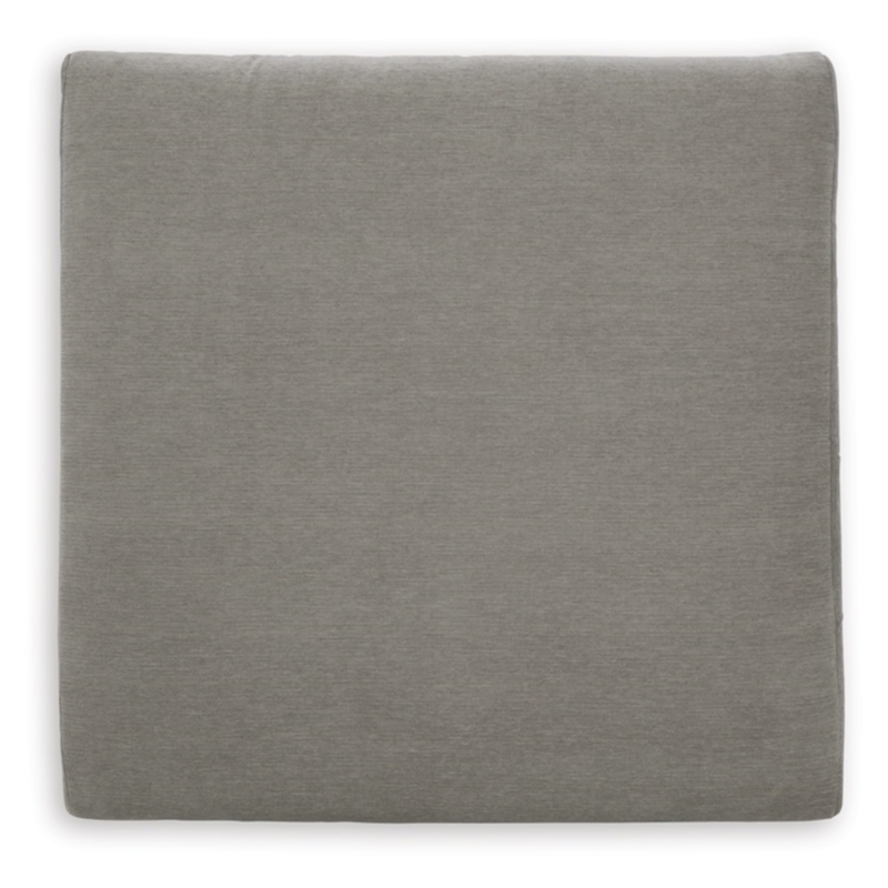 Bowery Hill Contemporary Corner-blocked frame Ash Oversized Accent Ottoman