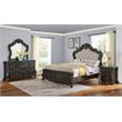 Bowery Hill Multi-step Molasses Queen 4-Piece Wood Panel Bedroom Set