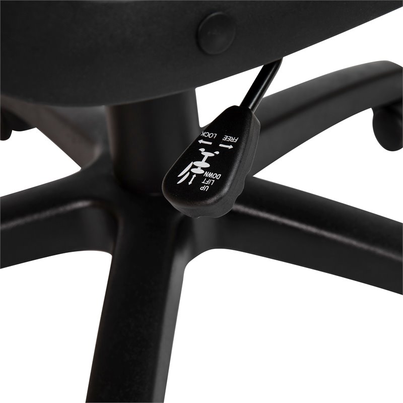 Bowery Hill Contemporary LeatherSoft Executive Office Chair in Brown