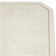 Bowery Hill Contemporary Rectangular Dining Table in Champagne